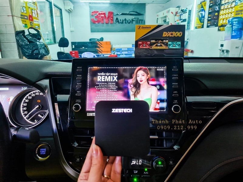 Lắp đặt Android Box Zestech cho Toyota Camry