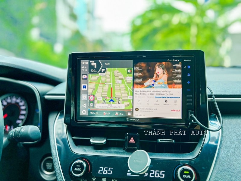 Lắp đặt Android Box Zestech cho Toyota Vios tại Thành Phát Auto