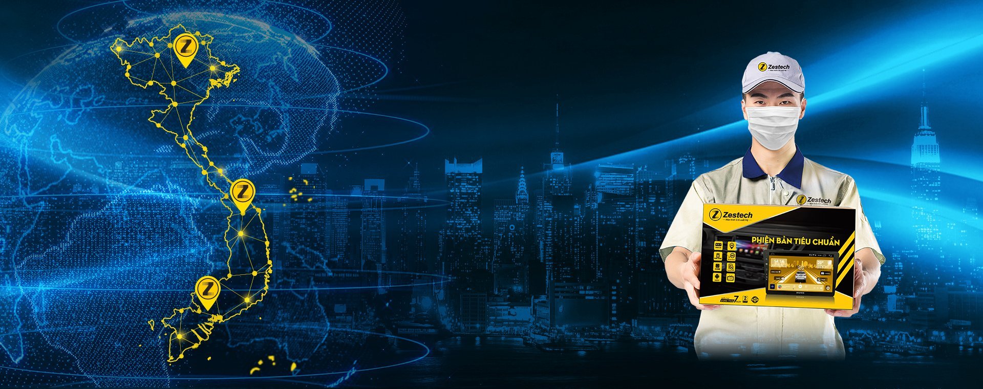 Zestech tư vấn và lắp đặt miễn phí màn hình ô tô tận nhà trên toàn quốc