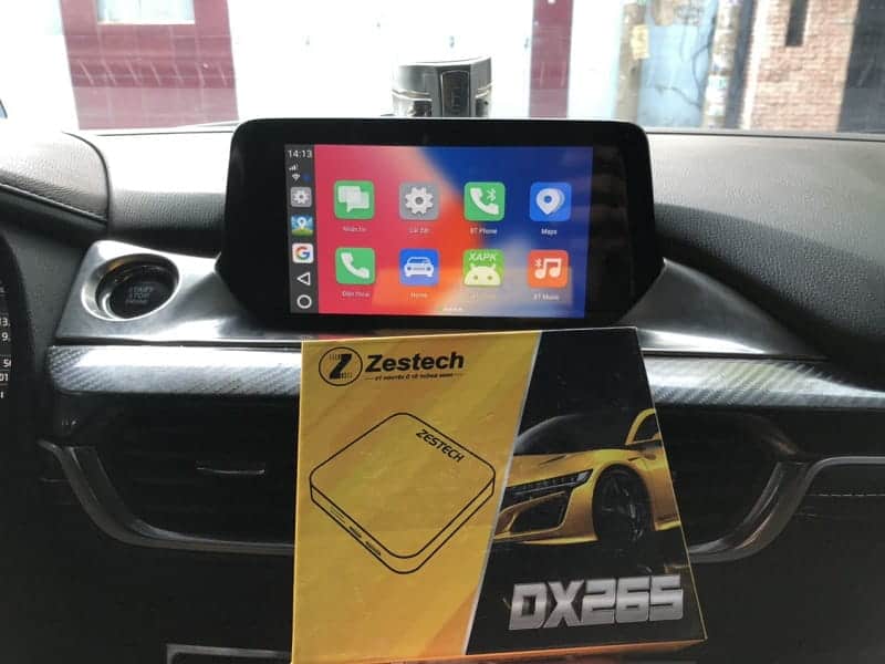 Lắp Android Box cho xe Mazda