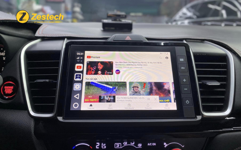Android Box cho xe Honda City