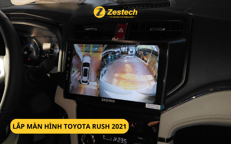 Lắp màn hình cho Toyota Rush 2021