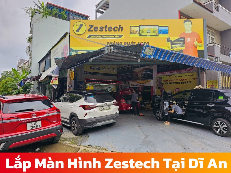 Lắp Đặt Màn Hình Zestech Tại Dĩ An