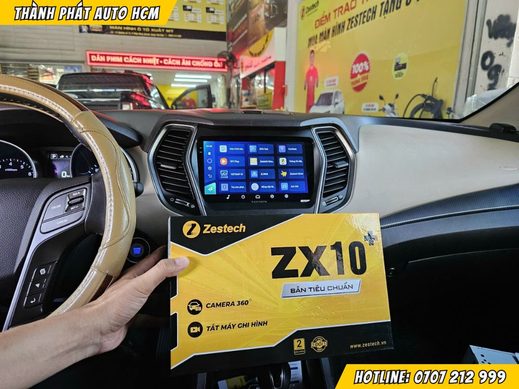 Báo Giá Màn Hình Android Cho Xe Hyundai Santafe