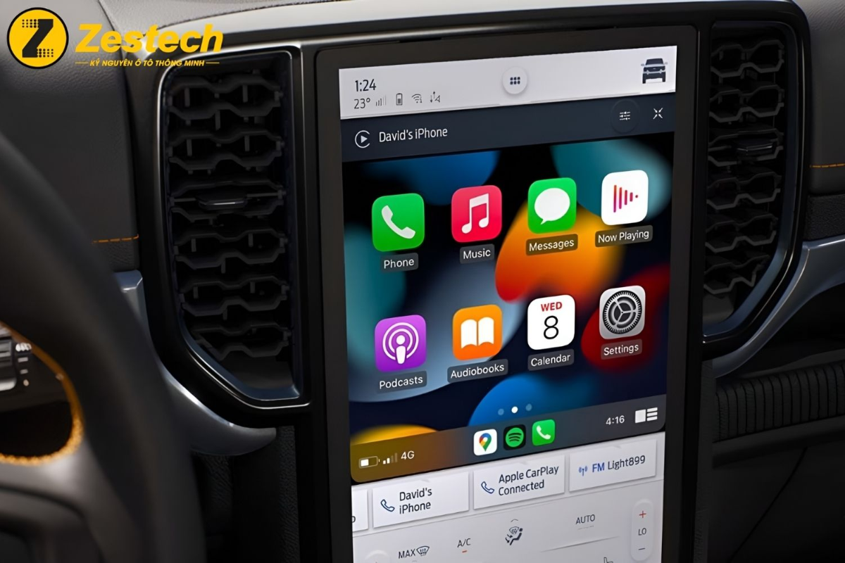 Lắp Đặt Android Box Cho Ford Ranger