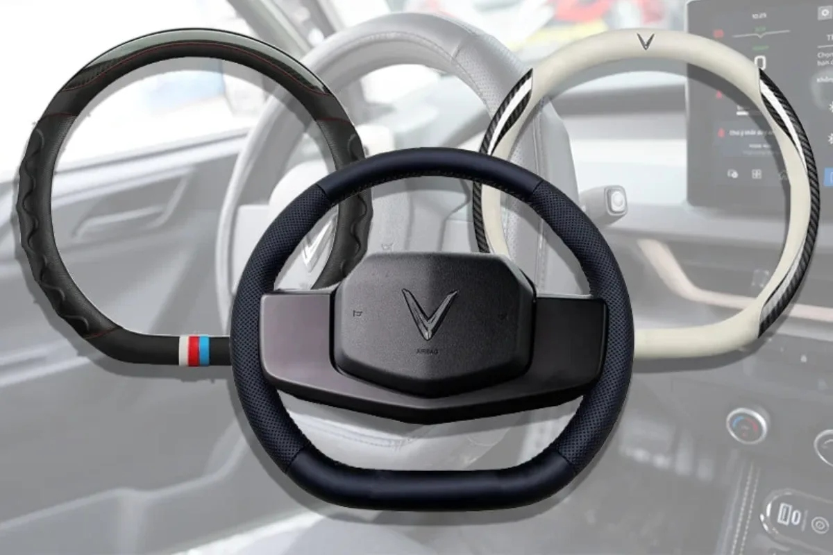 Bọc Da Vô Lăng Cho Xe VinFast Nerio Green
