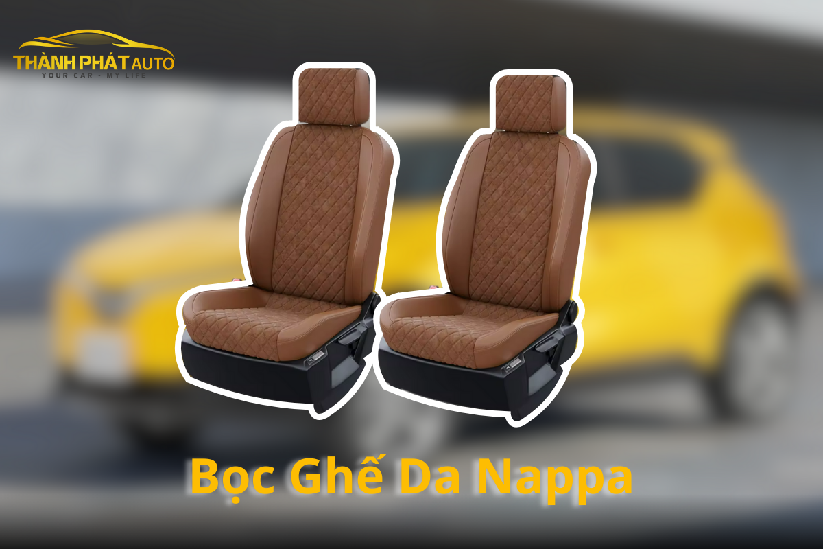Bọc Ghế Da Nappa Cho Xe VinFast Herio Green