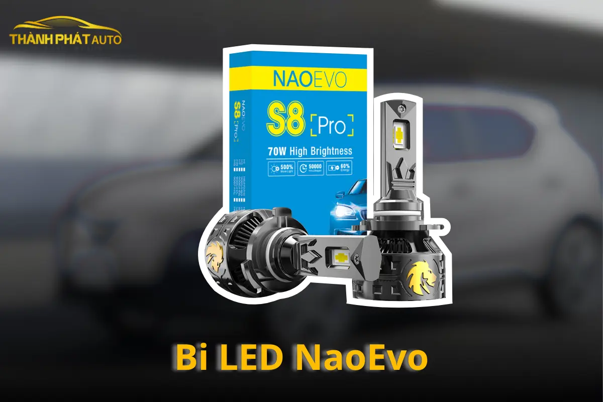 Độ Bi LED NaoEvo Cho VinFast Herio Green