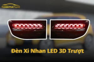 Độ Đèn Xi Nhan LED 3D Trượt Cho Xe VinFast Herio Green