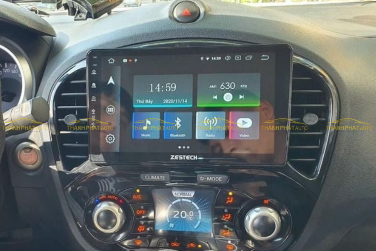 Lắp Đặt Màn Hình Android Cho Xe Nissan Juke Tại TPHCM