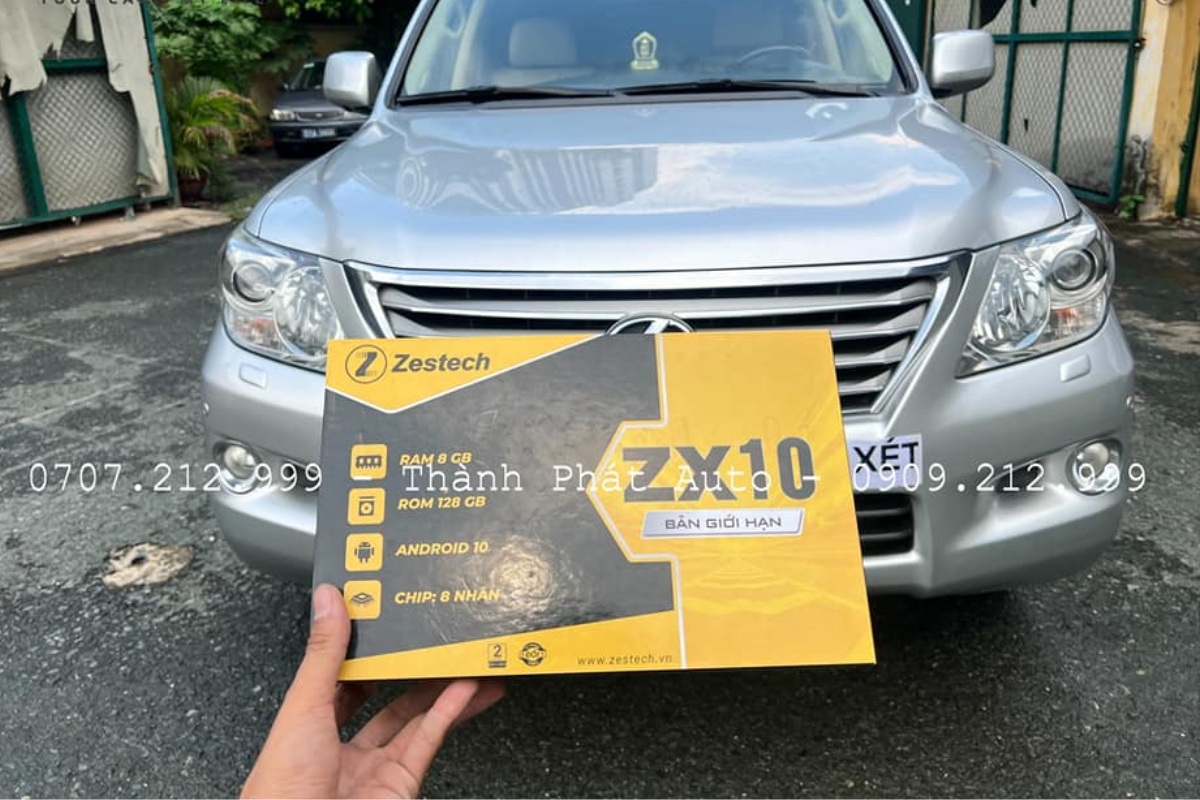 Lắp Màn Hình Android Cho Xe Lexus LX Tại Nhà