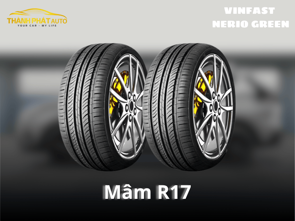 Thay mâm R17 Lốp Mới Cho Xe VinFast Nerio Green