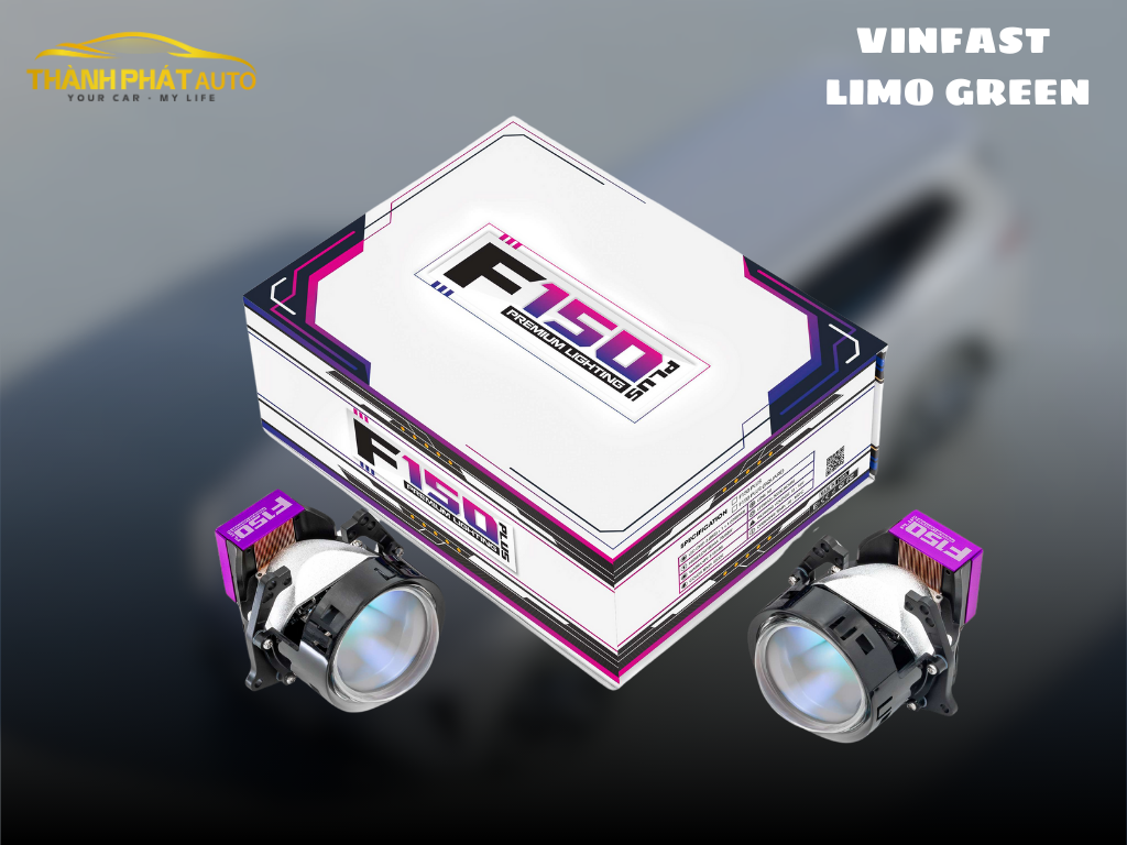 Độ Bi LED GTR F150 PLUS Cho Xe VinFast Limo Green