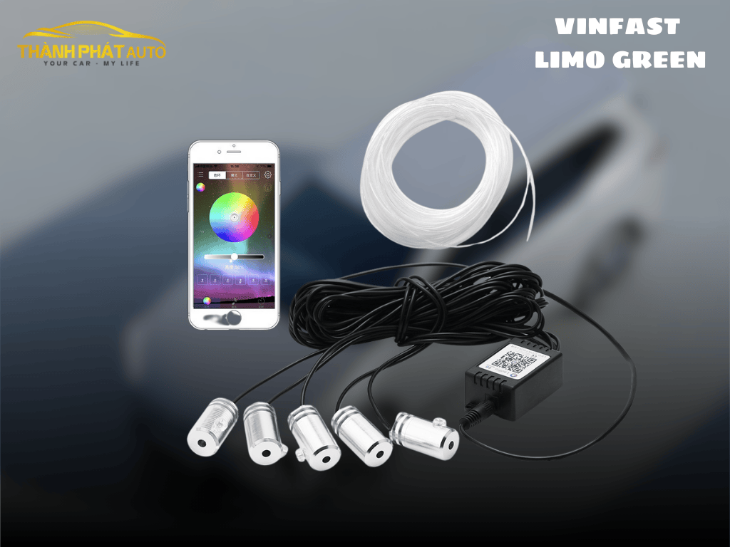 Độ Led Nội Thất Cho Xe VinFast Limo Green
