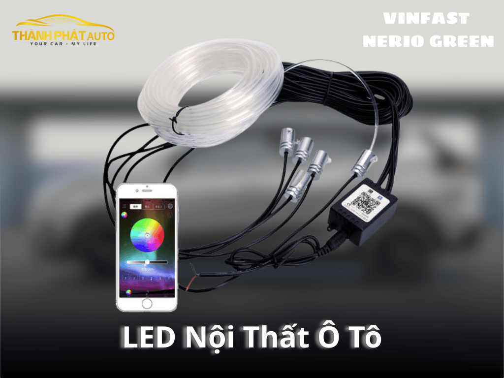 Độ Led Nội Thất Cho Xe VinFast Nerio Green