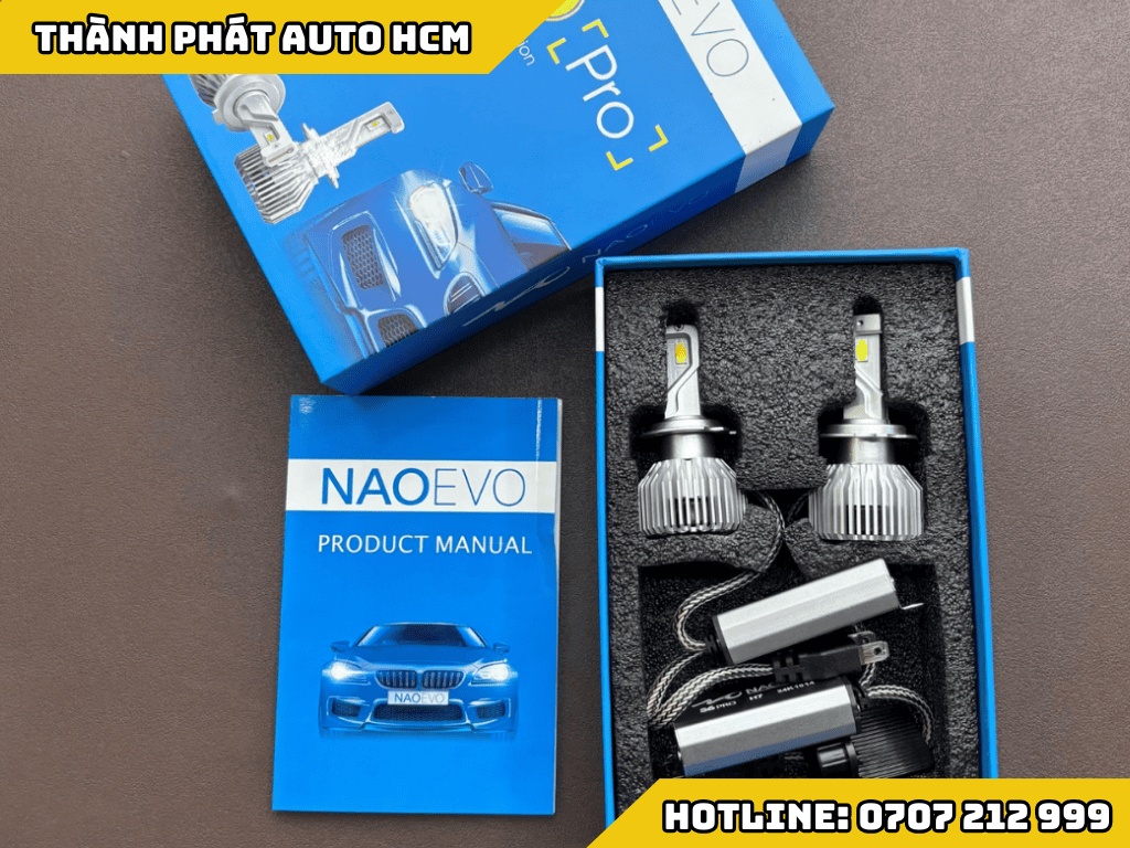 Lắp Bi LED NaoEvo Cho VinFast Limo Green