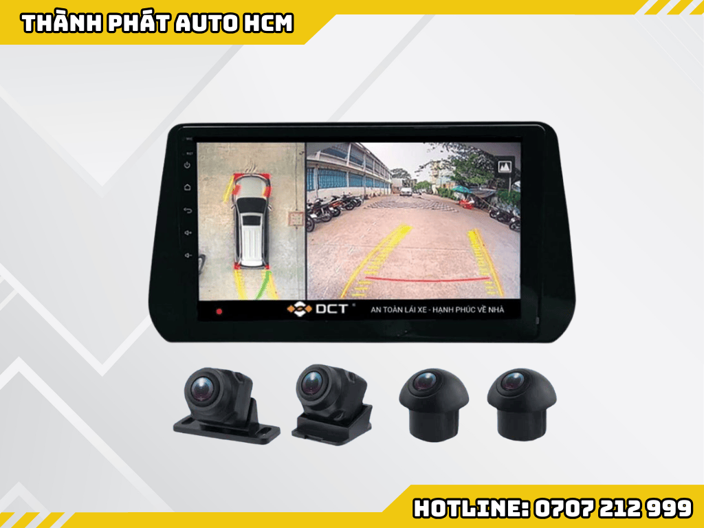 Lắp Camera Ô Tô 360 Độ DCT Tại Quận Gò Vấp