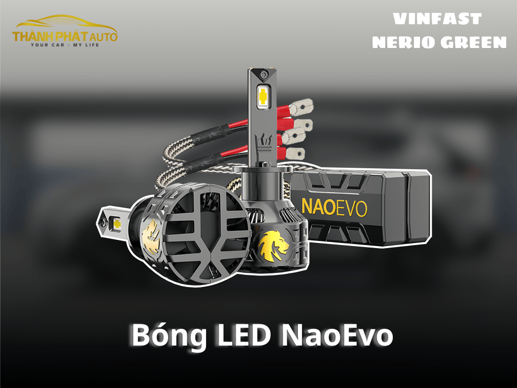 Lắp Đặt Bóng LED NaoEvo Cho VinFast Nerio Green