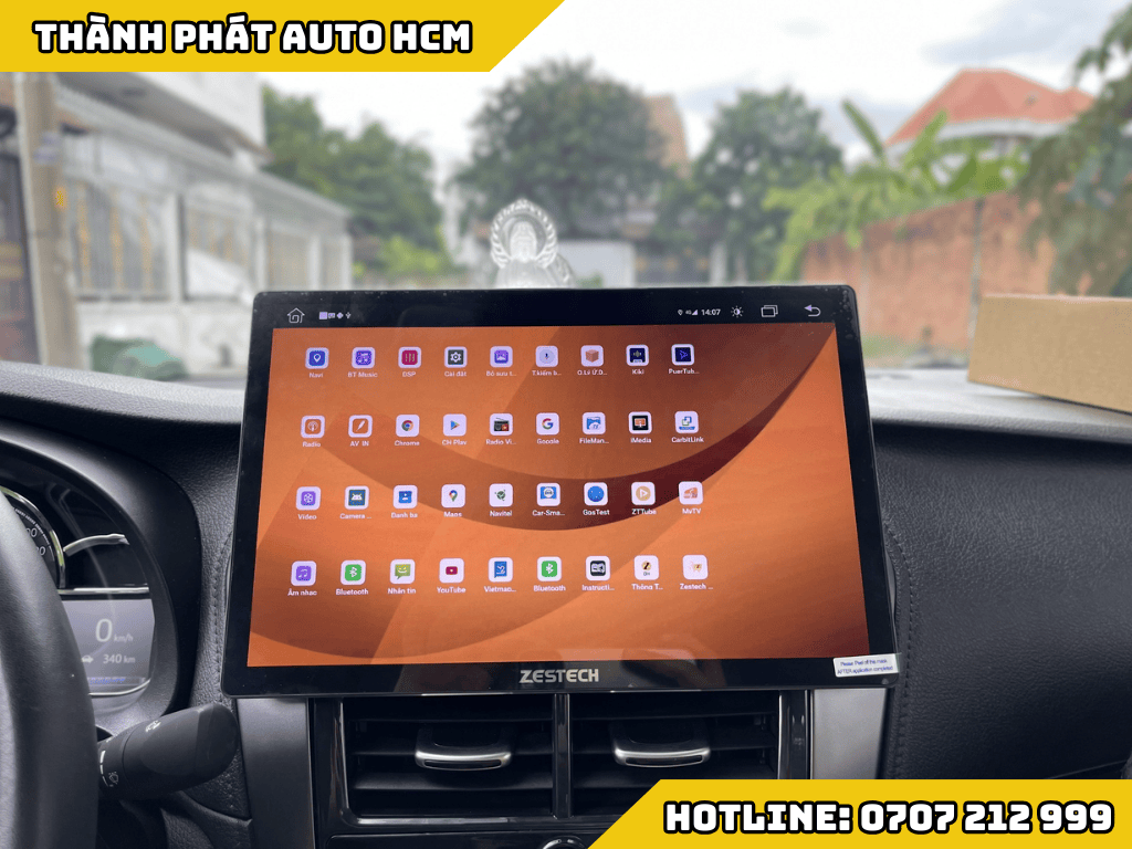 Lắp Màn Hình Android Zestech Tại Gò Vấp