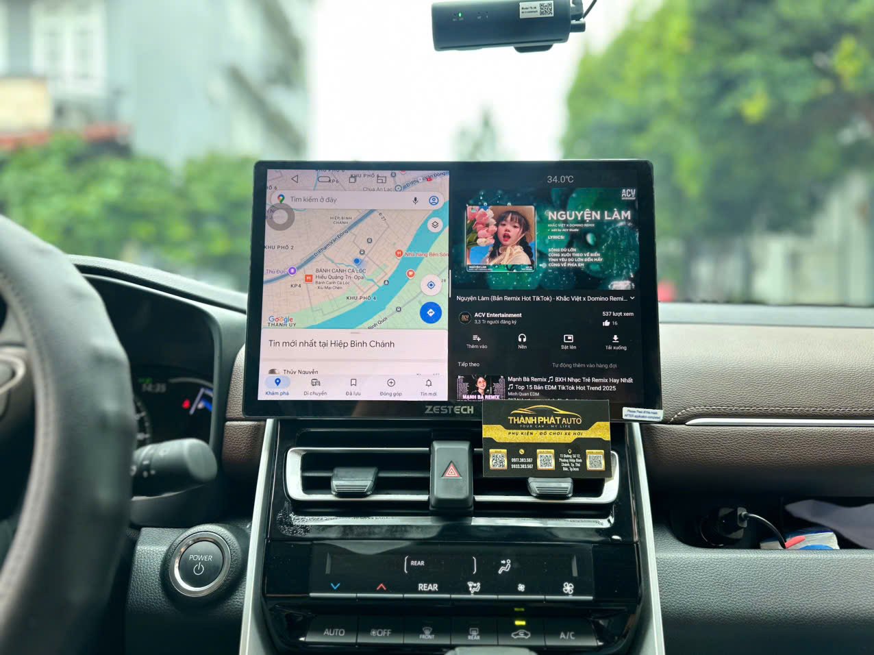 Màn Hình 13 Inch ADAS Cho Innova Cross 2025