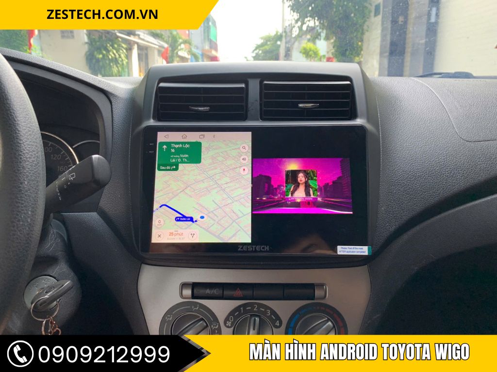Màn Hình Android Toyota Wigo