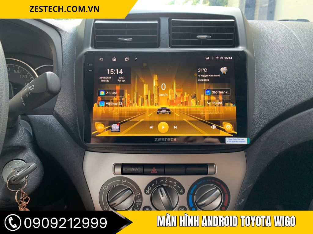 Màn Hình Android Toyota Wigo