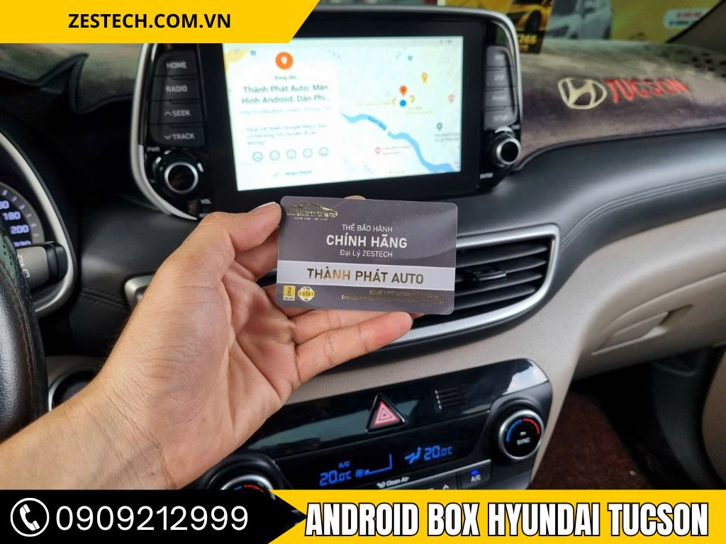 Lắp android box Tucson
