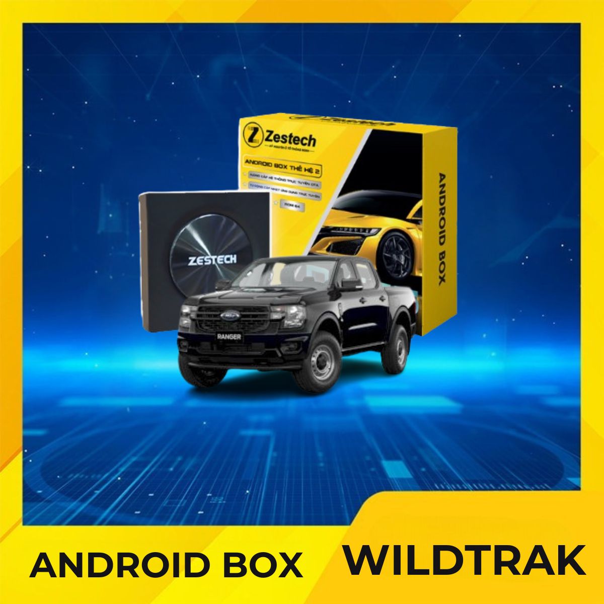 Android Box Cho Xe Ford Ranger Wildtrak
