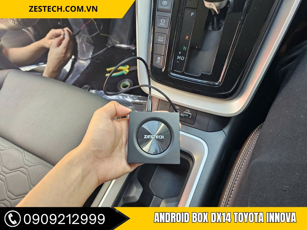 Lắp Android Box DX14 Cho Xe Toyota Innova