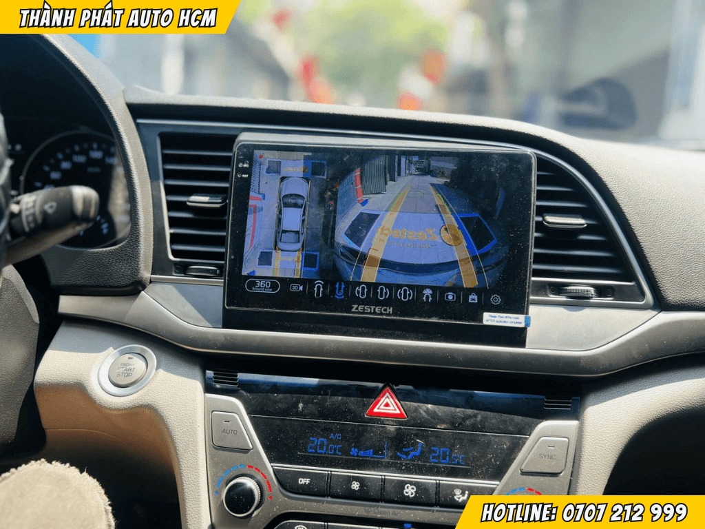 màn hình Android xe Elantra