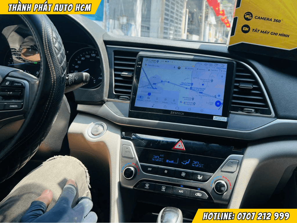 màn hình Android xe Elantra