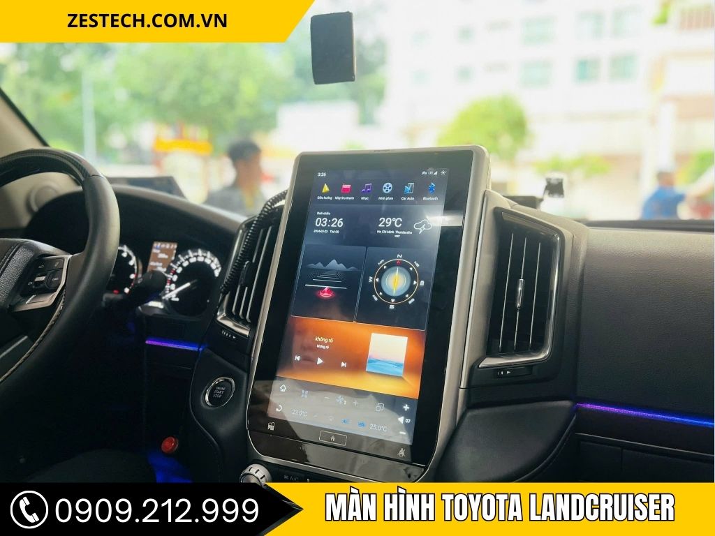Hình Ảnh Màn Hình Toyota Landcruiser 2018, 2019. 2020, 2021