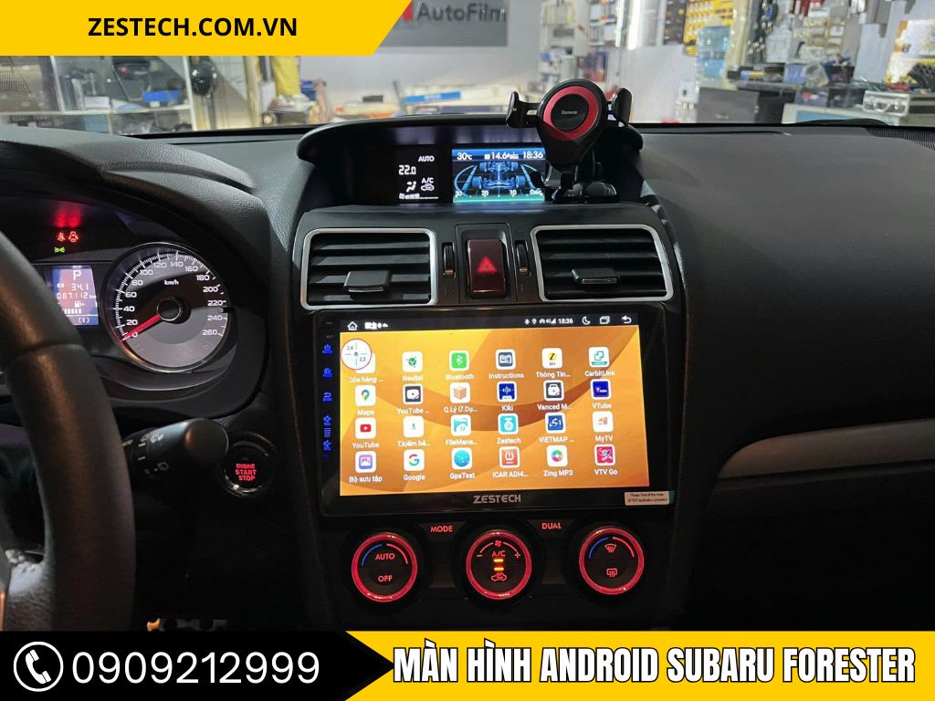 màn hình android subaru forester