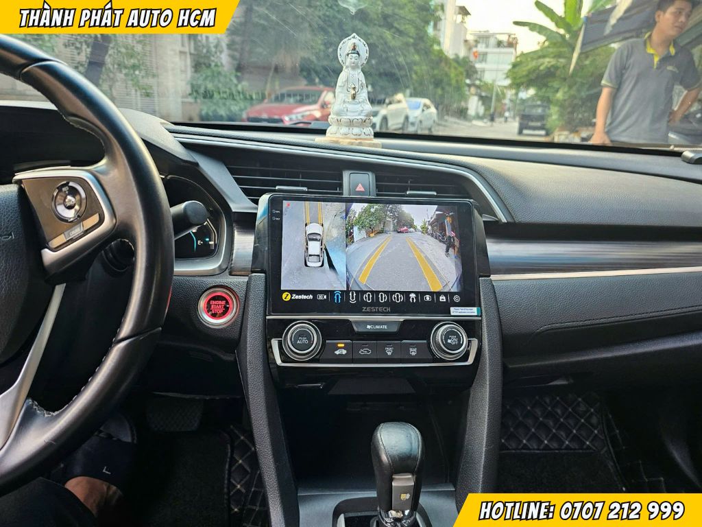 màn hình android cho honda civic 