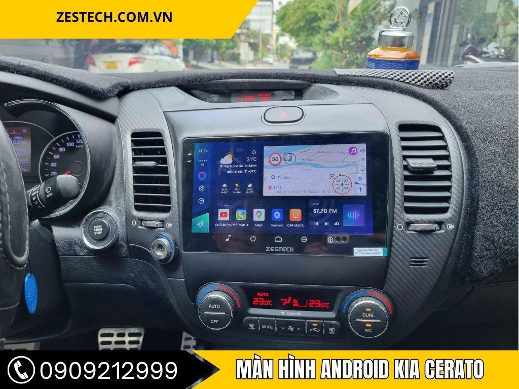 Màn Hình Kia Cerato 2015, 2016, 2017, 2018