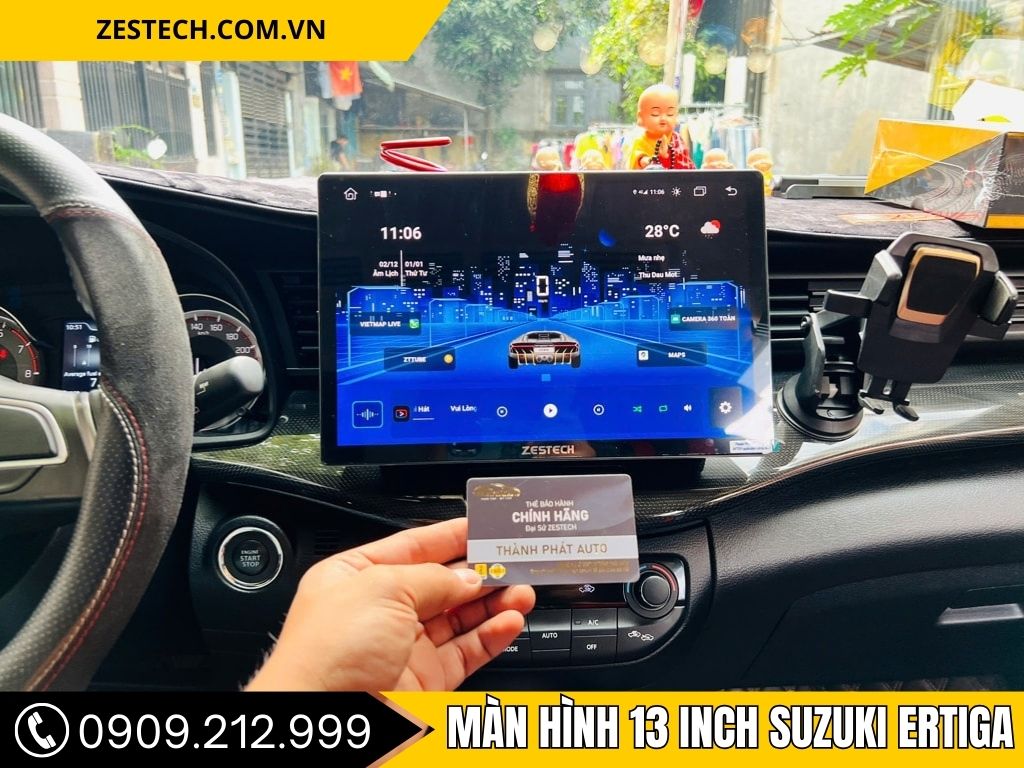 màn hình 13 inch suzuki ertiga màn hình to đáng lắp