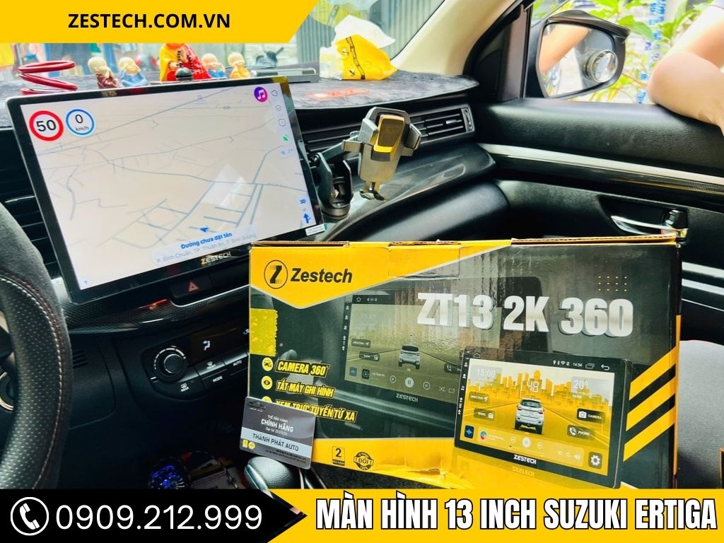 màn hình 13 inch suzuki ertiga màn hình to 