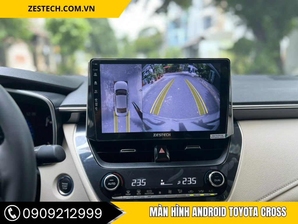màn hình android toyota cross