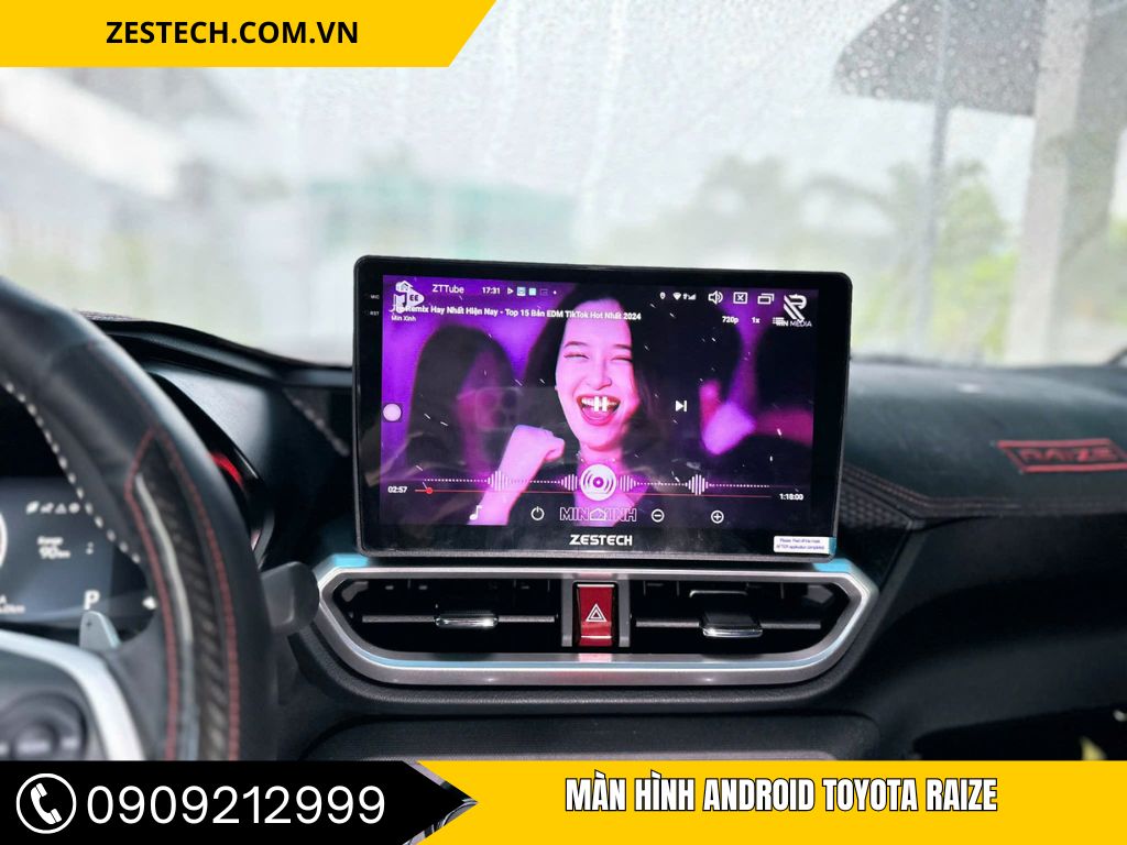 màn hình android toyota raize