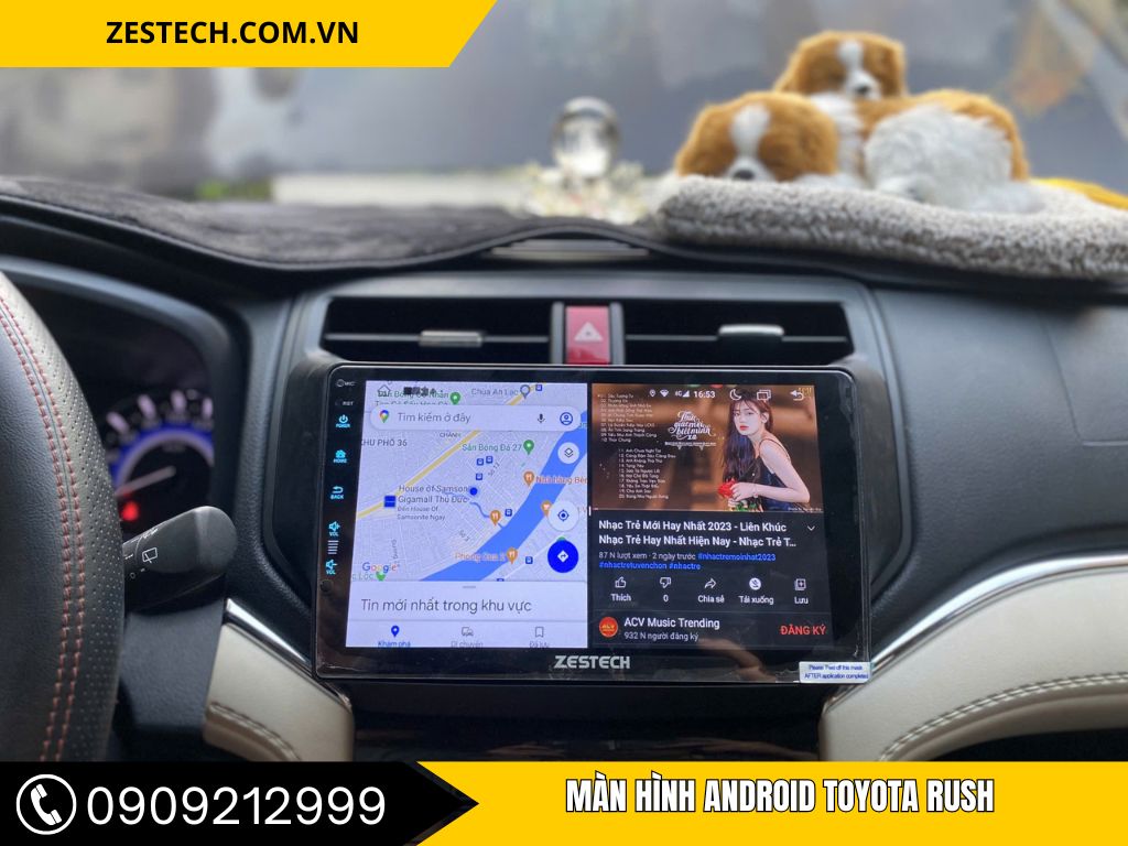 màn hình Android Toyota Rush