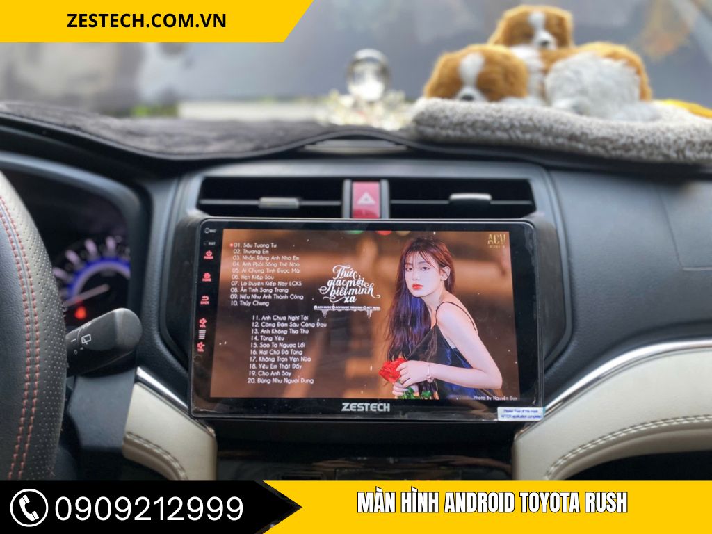 màn hình Android Toyota Rush