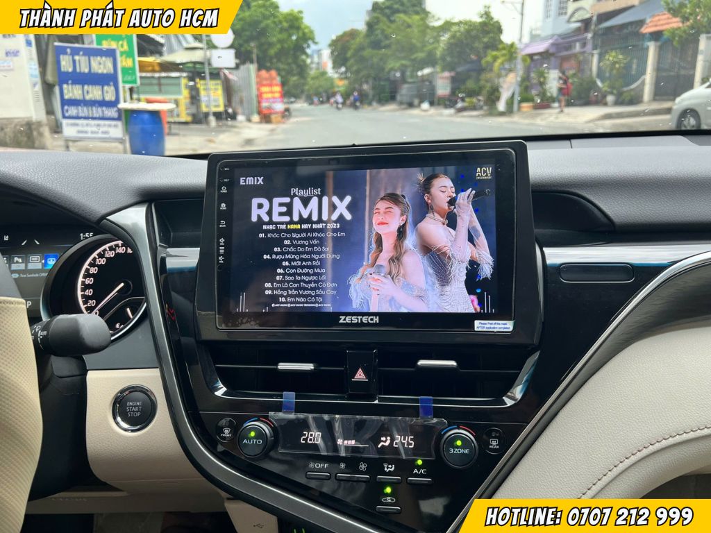 màn hình camry