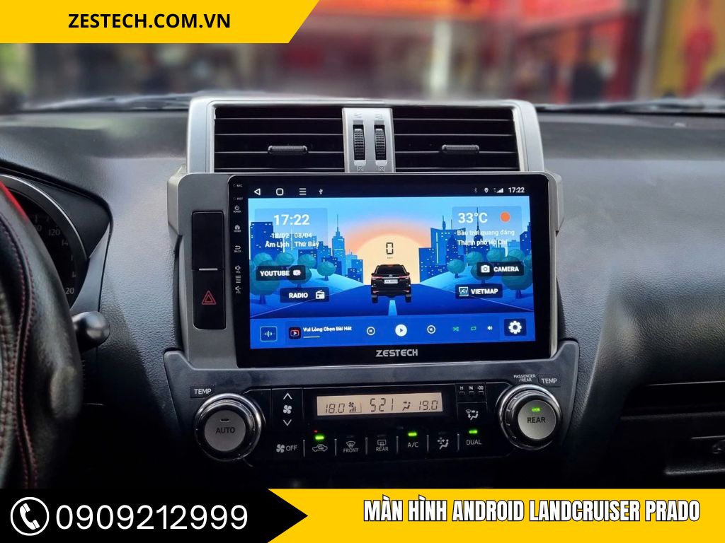 màn hình android landcruiser prado