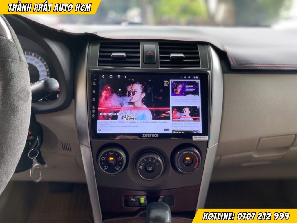 kinh nghiệm lắp màn hình xe altis