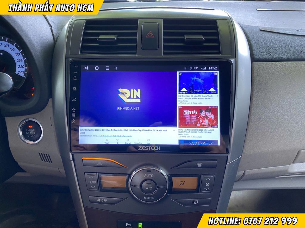 kinh nghiệm lắp màn hình xe altis