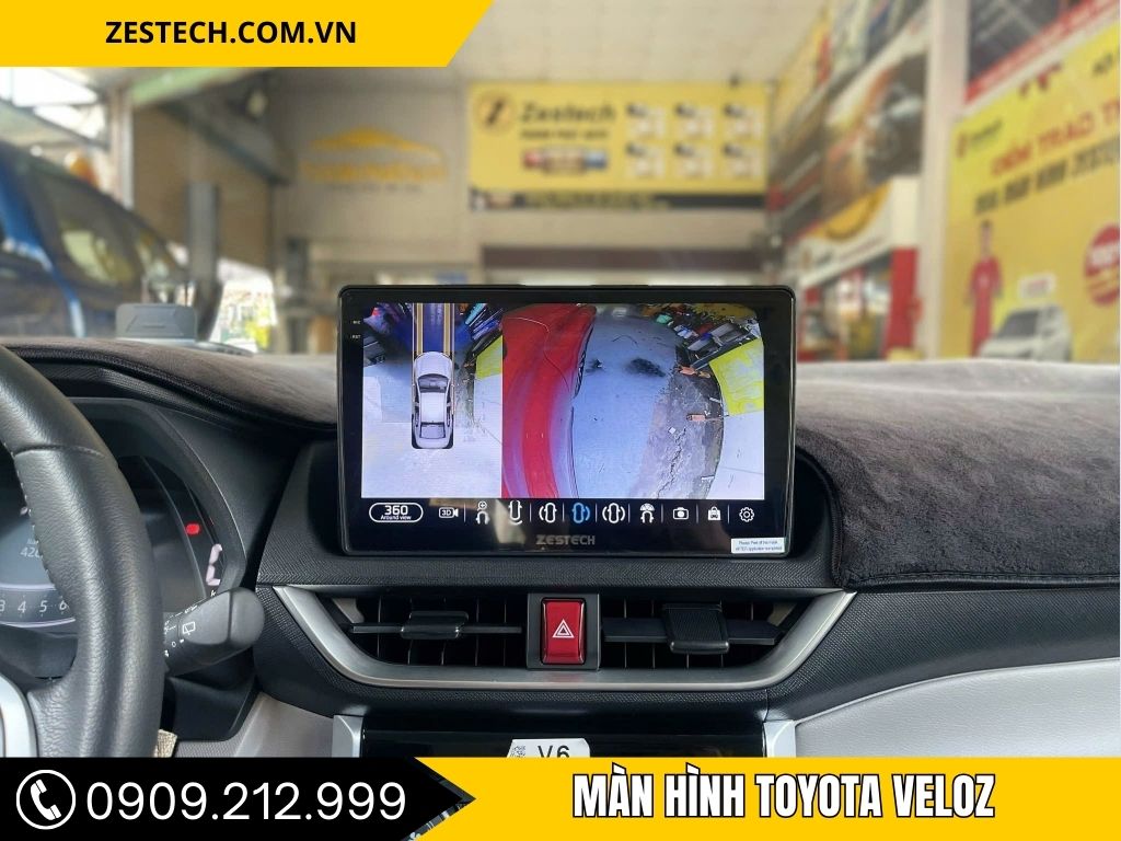 màn hình xe veloz