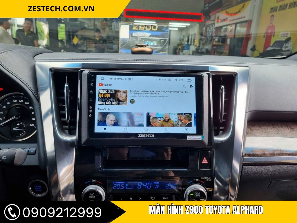 Màn hình Z900 Toyota Alphard