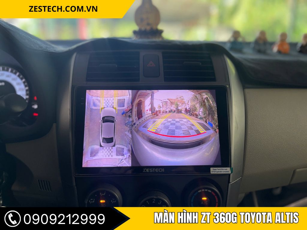 màn hình Zt 360g xe altis