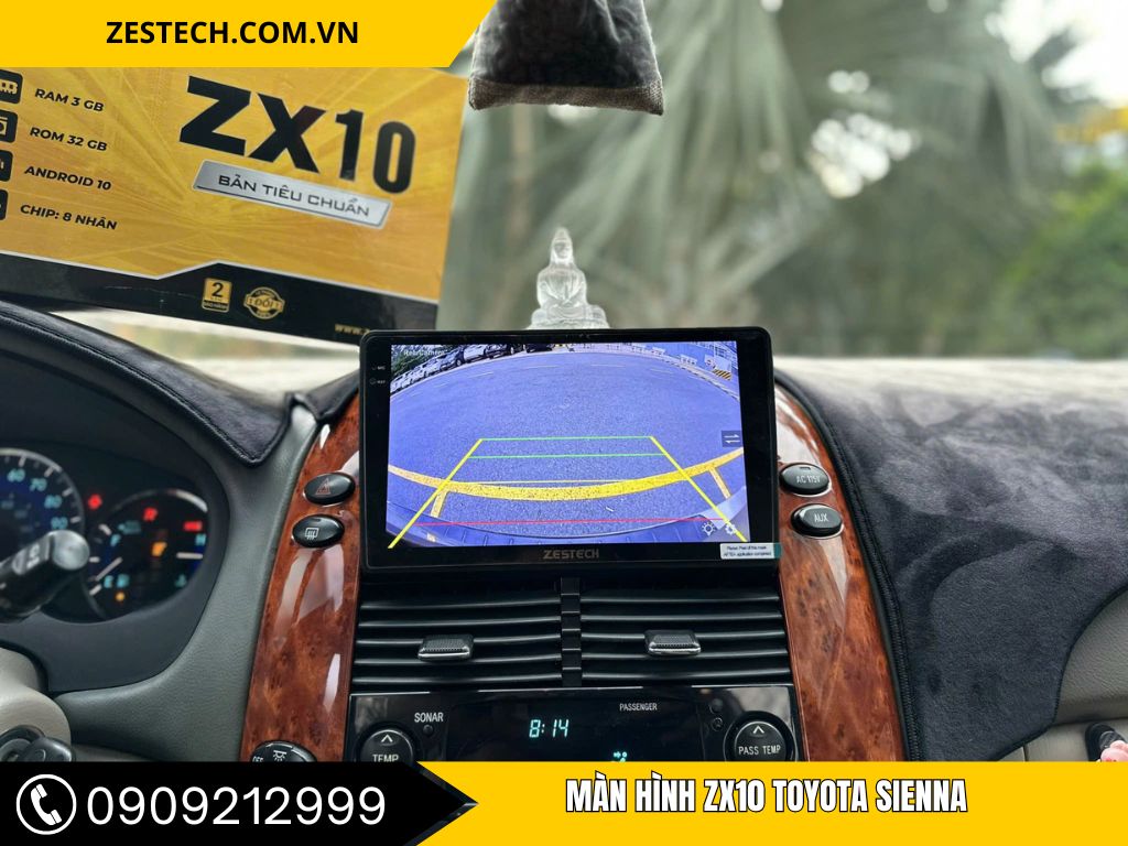 màn hình zx10 xe Sienna
