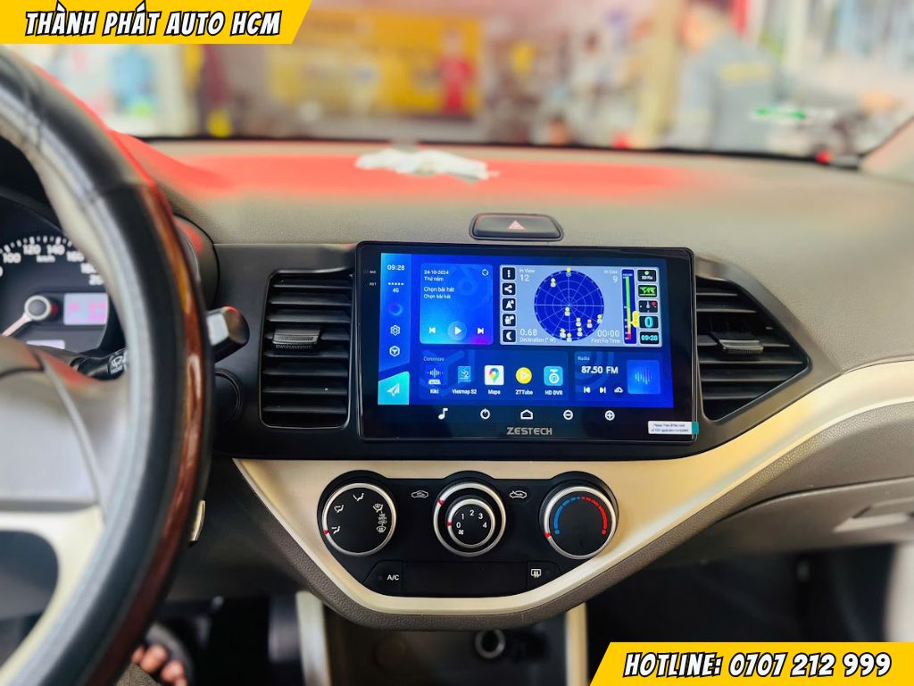 màn hình Android xe Kia Morning